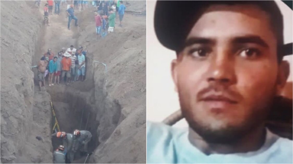 Tragédia no Sertão: Jovem de 20 anos morre soterrado enquanto trabalhava na construção de açude