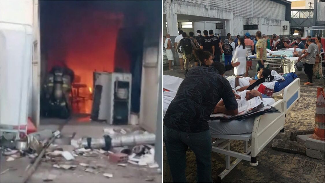 Incêndio atinge Trauminha de Mangabeira, em João Pessoa, e pacientes precisam ser realocados