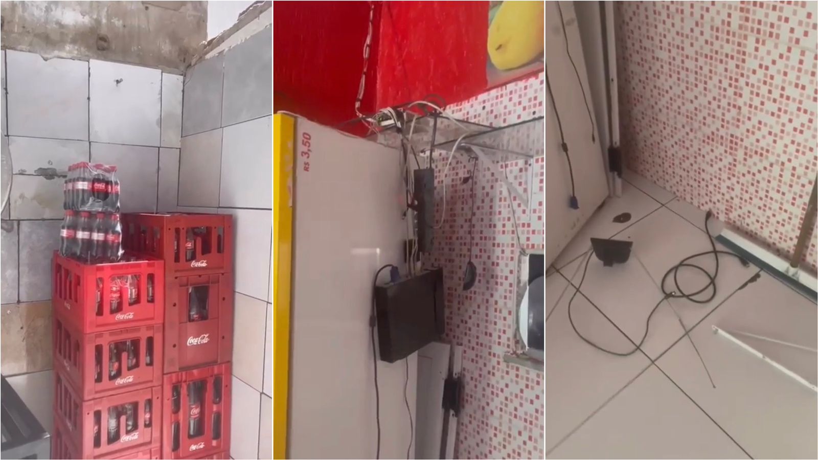 Lanchonete é arrombada durante a madrugada desta sexta-feira (05) na Rua Horácio Nóbrega, no Centro de Patos; veja vídeo