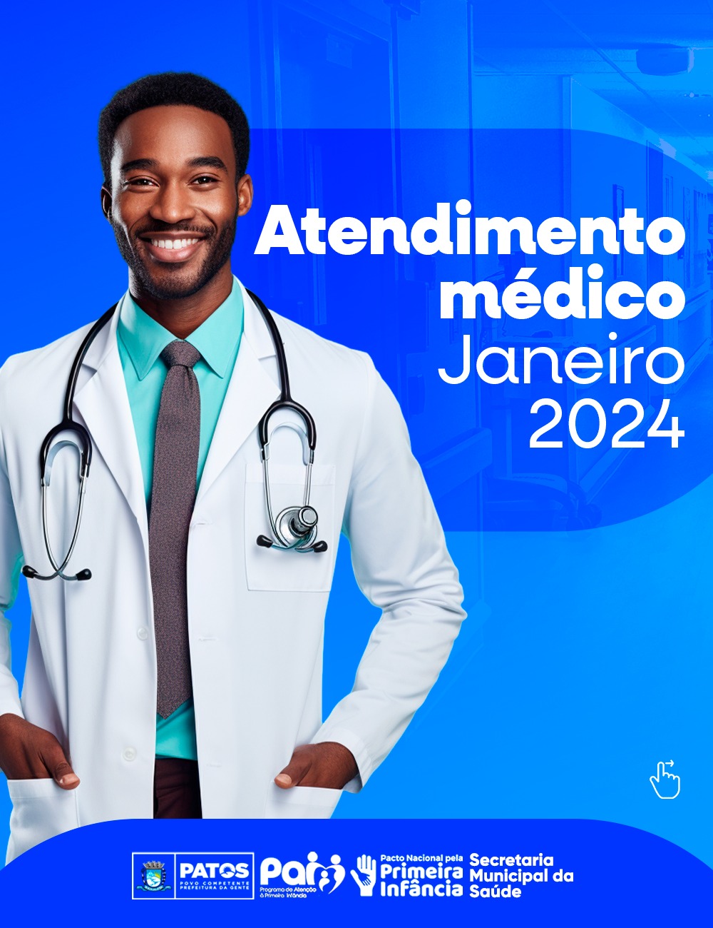 Cronograma de atendimento médico nas Unidades de Saúde de Patos-PB para Janeiro