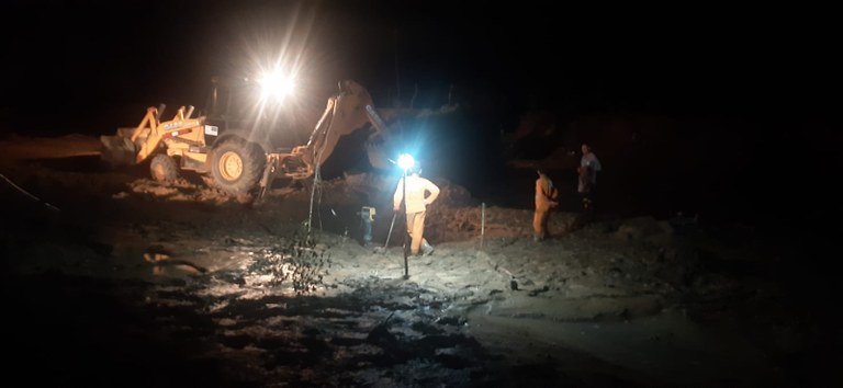 Cagepa retira vazamento na Adutora Coremas/Sabugi e retoma abastecimento