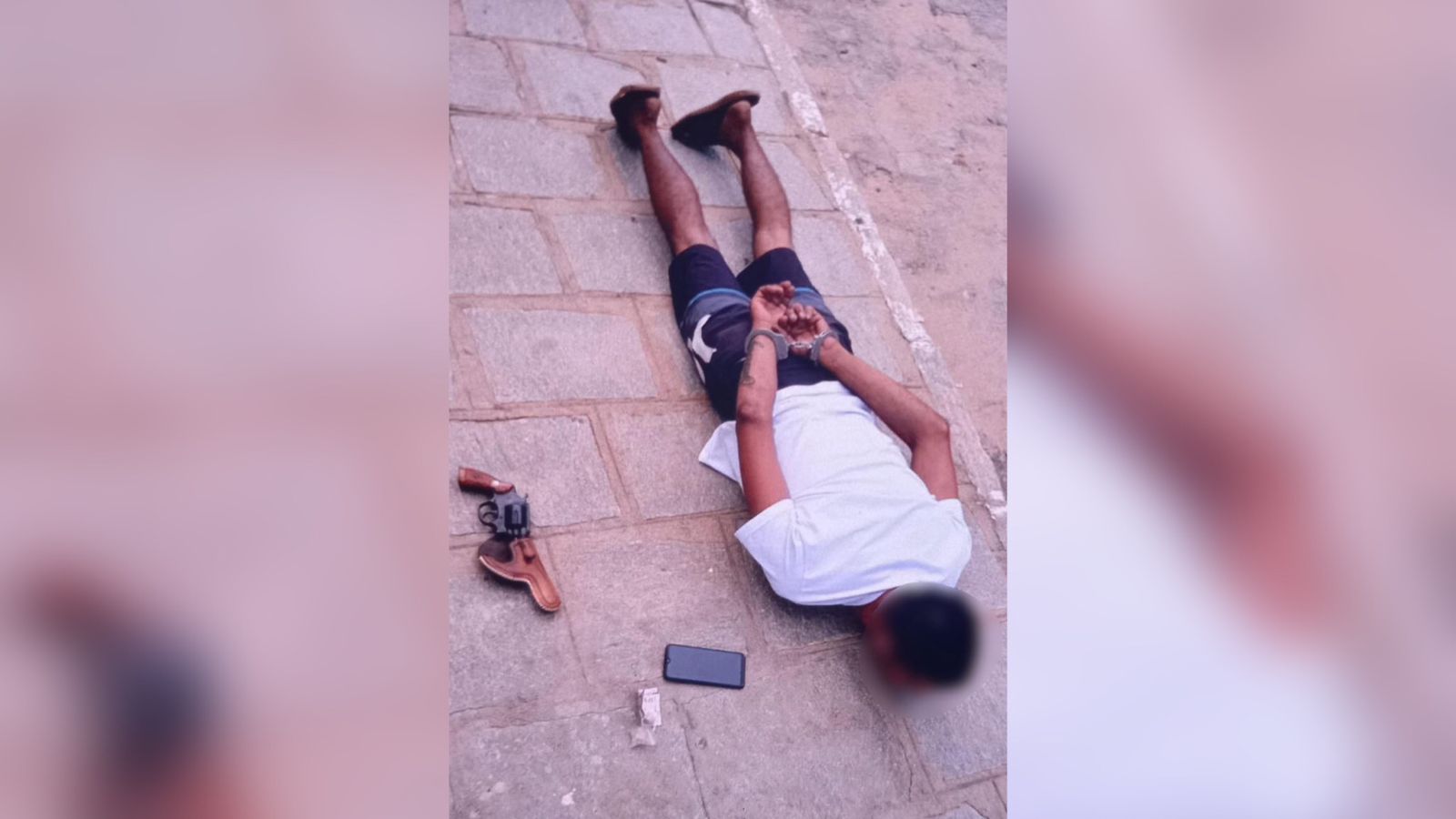 DHE prende homem em flagrante por porte ilegal de arma e tráfico de drogas no bairro São Sebastião, em Patos