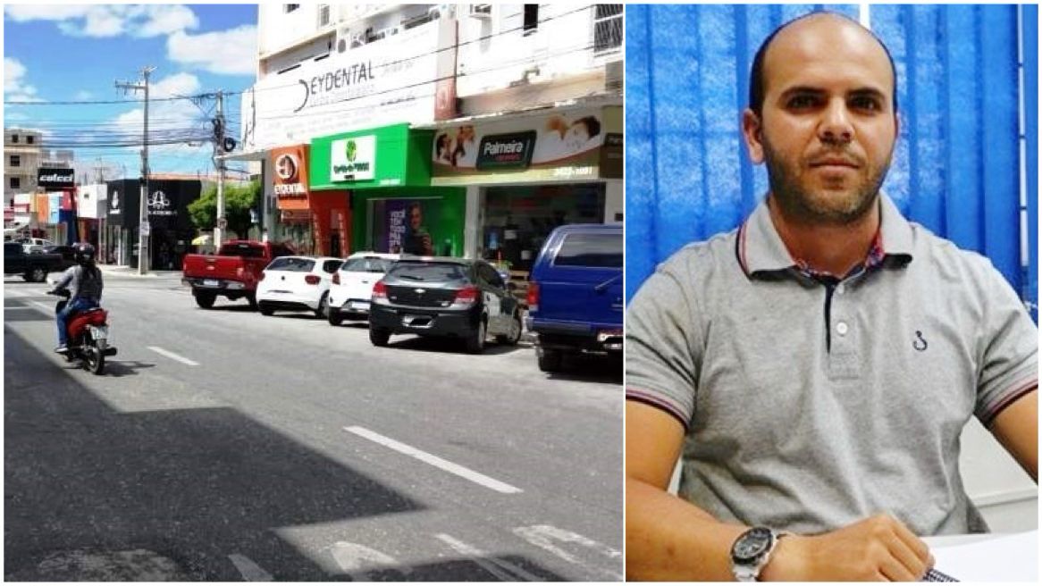 Motorista alternativo questiona reserva de vagas no estacionamento do Centro de Patos e Superintendente da STTRANS afirma irregularidade; ouça