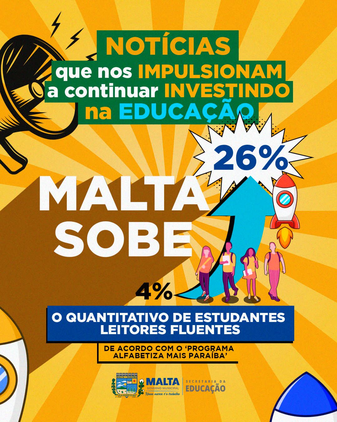 Educação Pública em destaque: Malta registra expressiva evolução na educação com salto de 4% para 26% de estudantes leitores fluentes