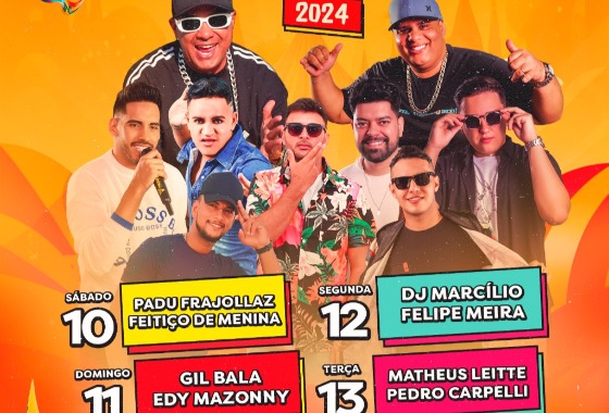 Prefeitura de Cacimba de Areia divulga atrações do Carnaval