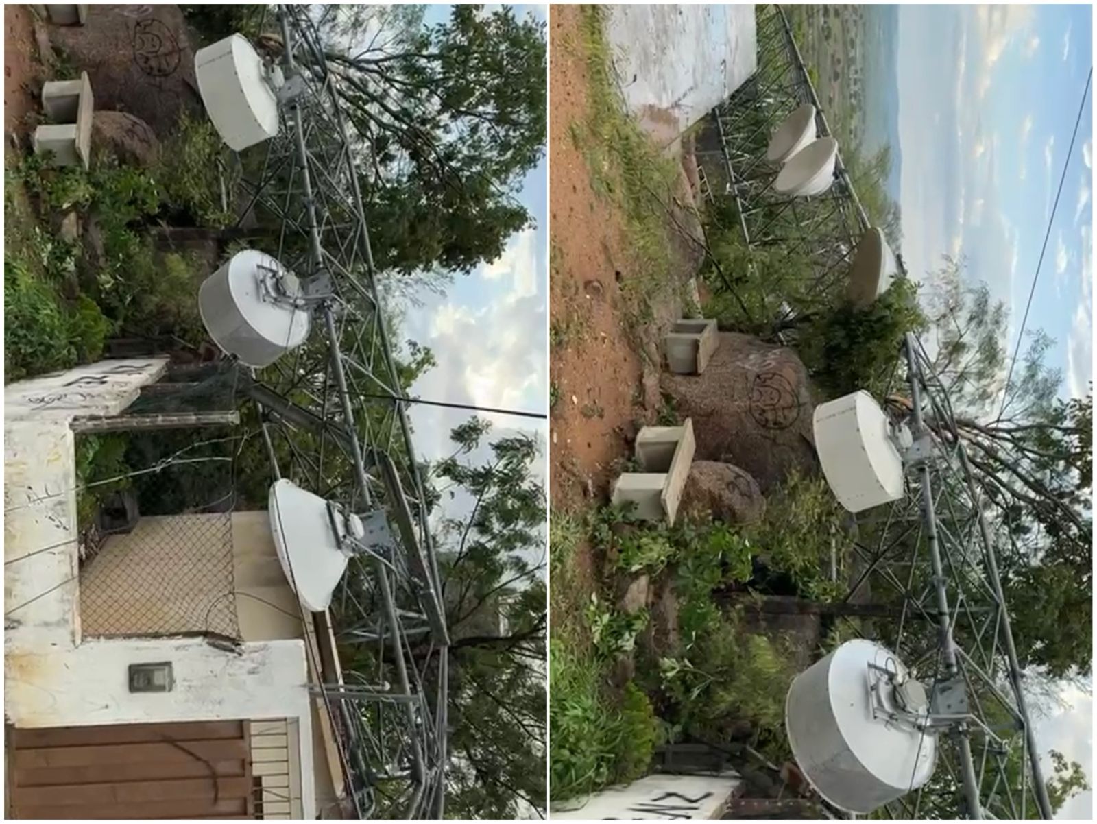 Torre desaba e estragos se espalham por Cajazeiras após chuva torrencial na tarde deste sábado (20)