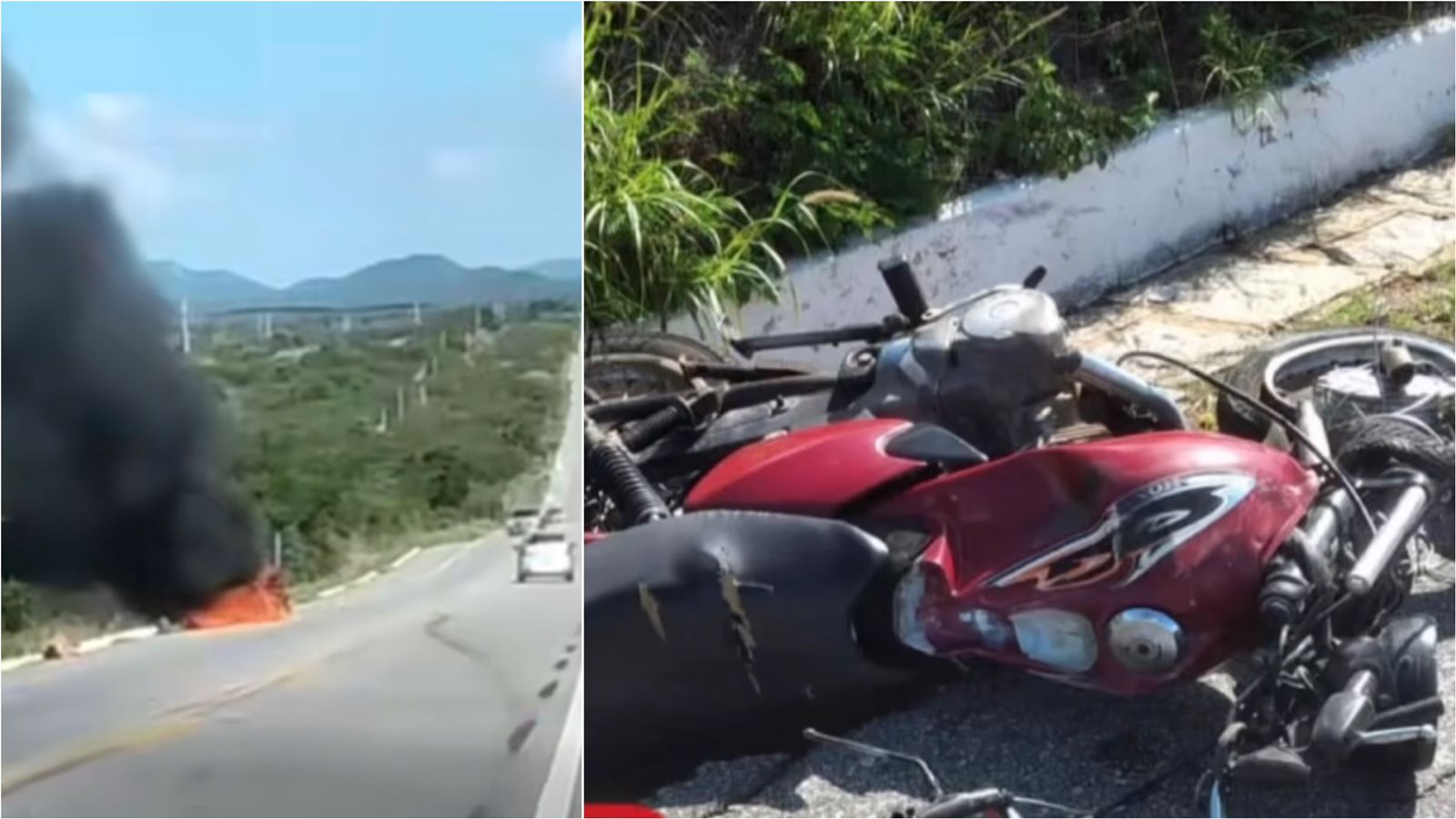 Duas pessoas morrem e criança fica em estado grave após colisão entre carro e moto na BR-230, próximo ao distrito de Santa Gertrudes
