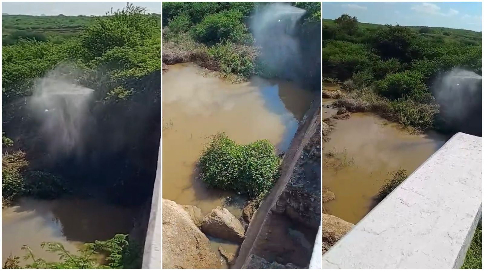 Grande vazamento de água na BR-230, próximo à Energisa em Patos, gera preocupação de moradores; Cagepa diz que irá verificar situação