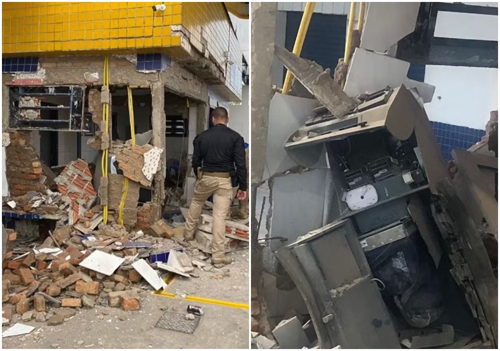 Cofre em Posto de Combustíveis é alvo de explosão e assalto na Paraíba