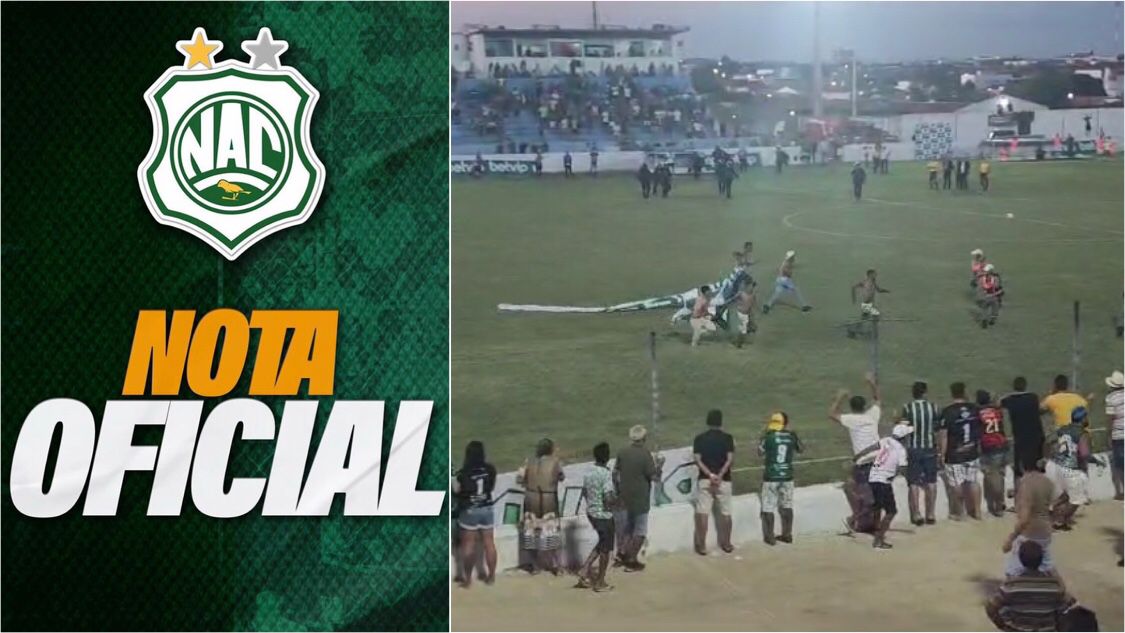Nacional de Patos emite Nota Oficial sobre invasão de torcedores do Sousa no Estádio José Cavalcanti, durante partida do Paraibano