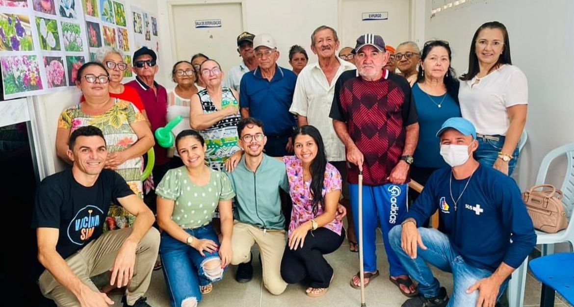 Secretaria de Saúde de Salgadinho inicia Programa 'Cultive bem o seu Jardim da Vida' para idosos, priorizando saúde física e emocional na comunidade