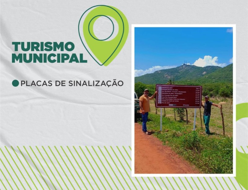 Secretaria de Turismo amplia identificação de pontos turísticos de Matureia