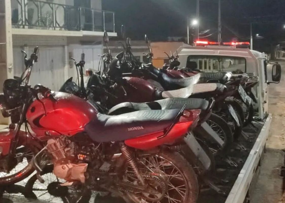Polícia Militar intensifica ações fiscalizatórias em Coremas-PB durante a Operação Verão e apreende 13 motocicletas