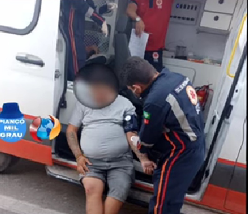 Acidente entre carro e moto deixa dois feridos na BR-361, em Piancó