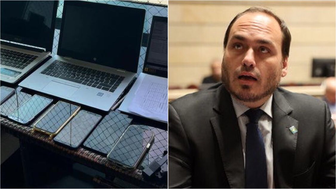 Computador da Abin apreendido em ação da PF não estava em endereço de Carlos Bolsonaro, mas na casa de militar na Bahia