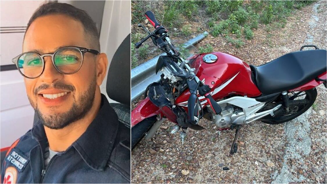 Condutor do SAMU de Patos sofre acidente na Serra do Teixeira nesta manhã de terça-feira (30) e está internado no Hospital Regional