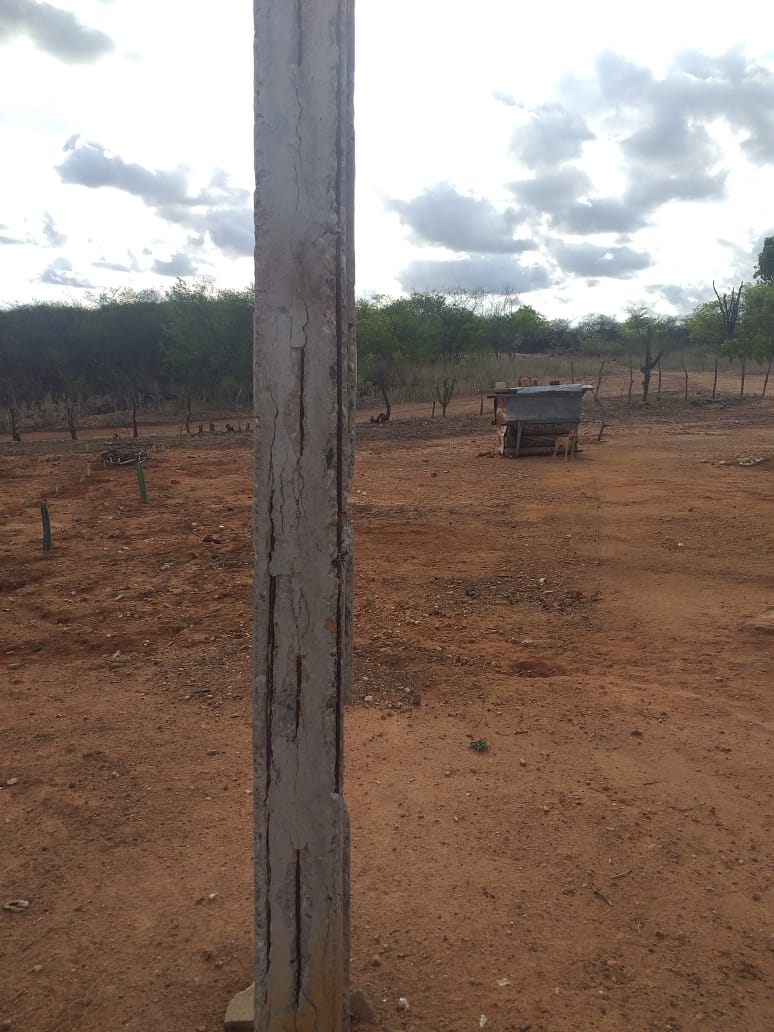 Moradores da Zona Rural de Patos pedem providências em substituição de poste com estrutura comprometida; Energisa se pronuncia