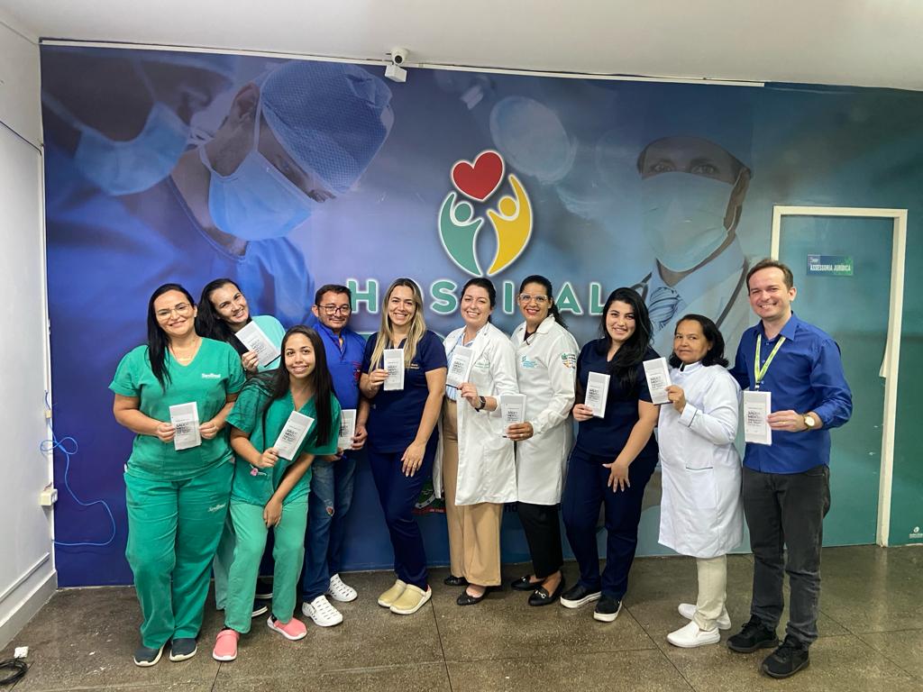 Hospital de Patos encerra Janeiro Branco com palestra e distribuição de material educativo