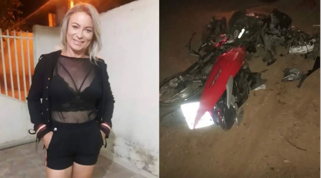 Mulher morre e irmã fica gravemente ferida em colisão entre moto e carro na zona rural de Sousa