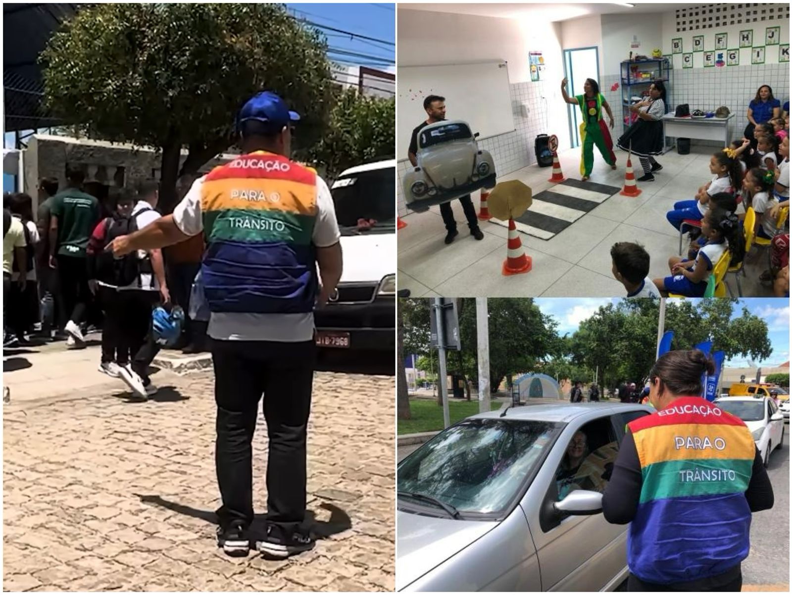 Núcleo de Educação para o Trânsito da STTrans realiza ações educativas nas escolas durante o retorno às aulas