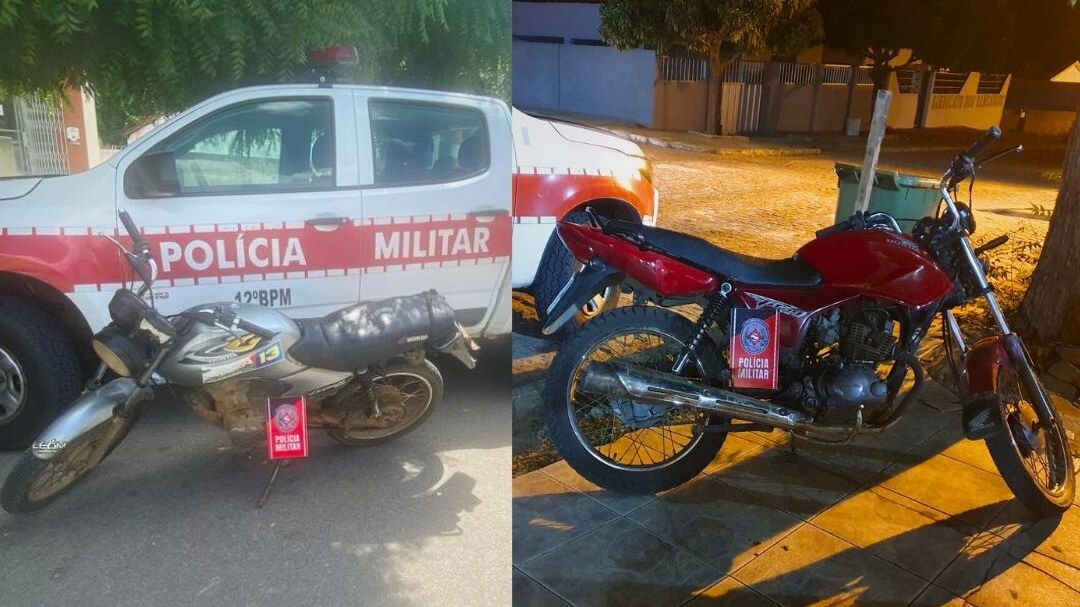 Polícia Militar apreende duas motos com sinais de adulteração em Belém do Brejo do Cruz