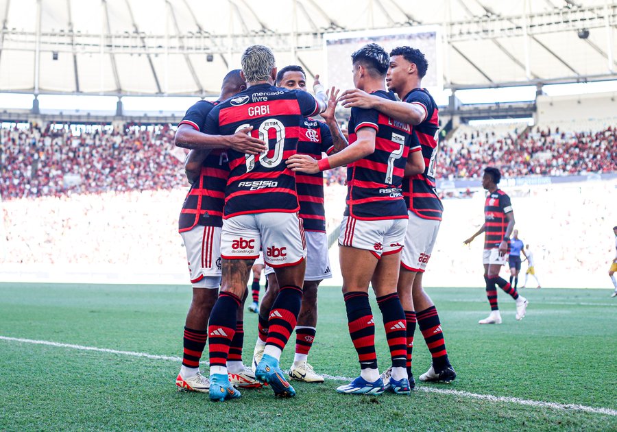 Pedro e Gabigol fazem alegria da torcida no sábado de Carnaval, Flamengo bate Volta Redonda e segue invicto no Carioca