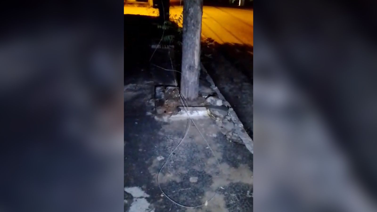 Energisa emite nota e diz que fio solto que provocou choque em mulher na cidade de Patos pertence à estrutura de Telecom