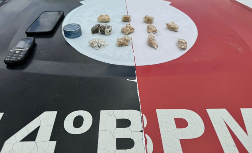 PM desarticula boca de fumo e prende mulher, em Pombal