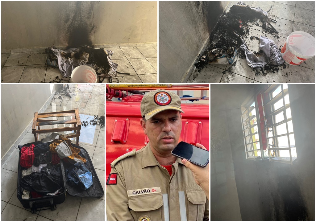 Comandante dos Bombeiros de Patos atualiza informações sobre incêndio em residência na manhã deste domingo (11)
