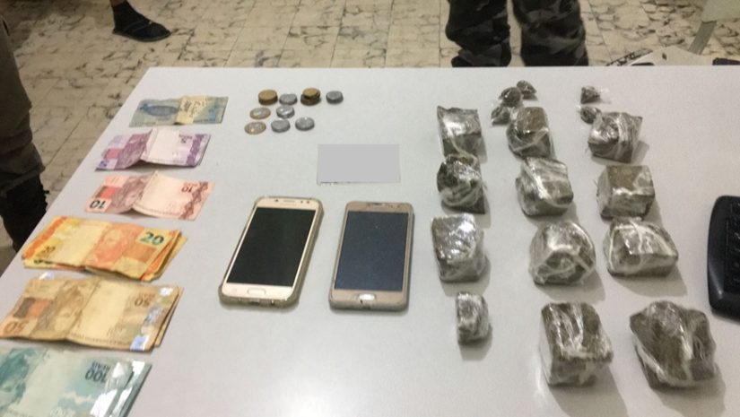 Polícia Militar desarticula mais um ponto de drogas em Pombal durante a Operação Carnaval
