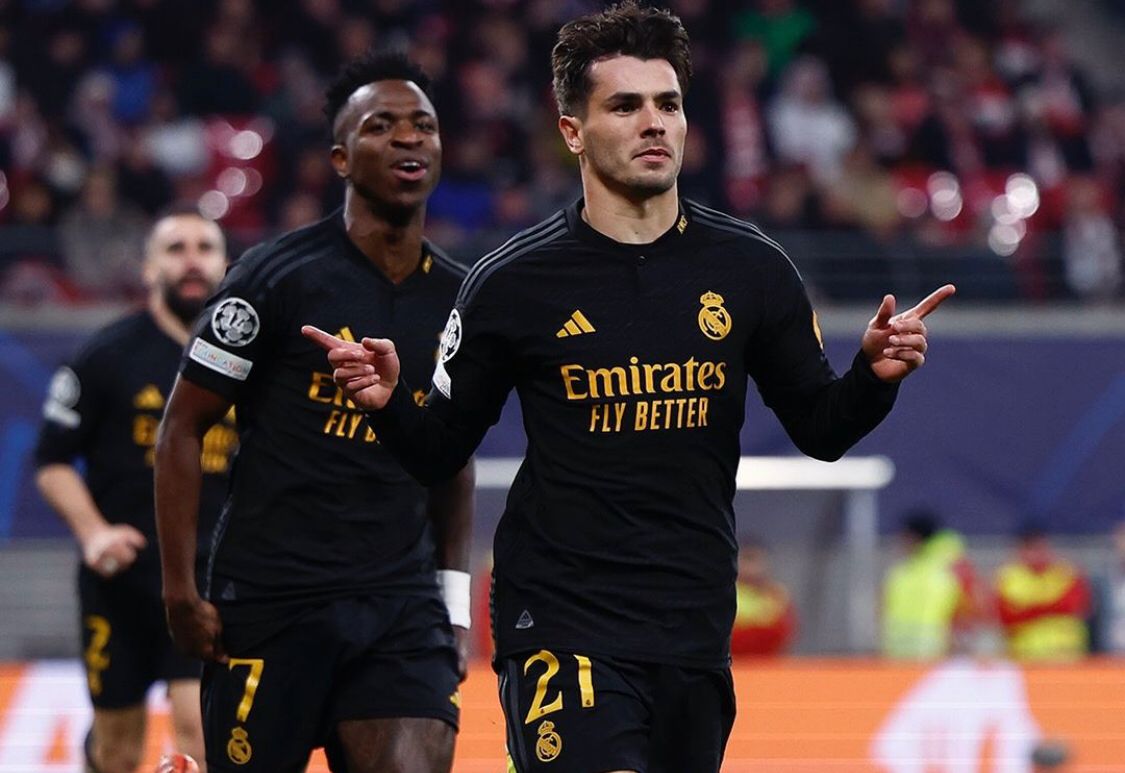 Espanhol faz golaço, 'imita' Bellingham, e Real Madrid larga na frente do Leipzig na Champions