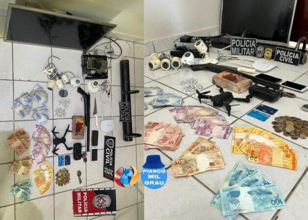 Suspeito por tráfico de drogas é preso em Coremas com armas e drogas durante ação conjunta das polícias Civil e Militar