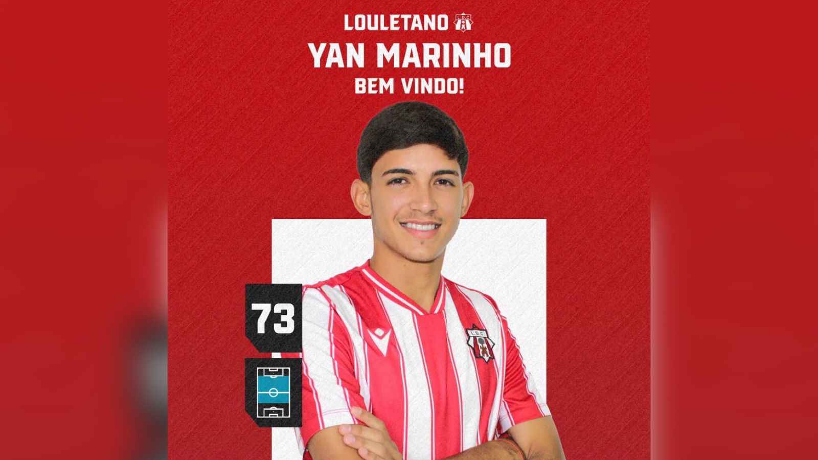 Atleta santaluziense Yan Marinho, com passagem pela base do Esporte de Patos, é anunciado por time de Portugal