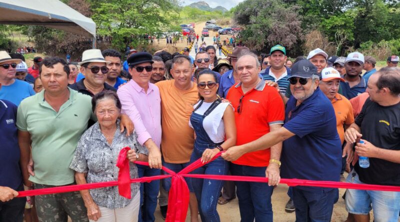 Prefeitura de Catingueira inaugura passagem molhada e beneficia moradores que ficam isolados no período de inverno