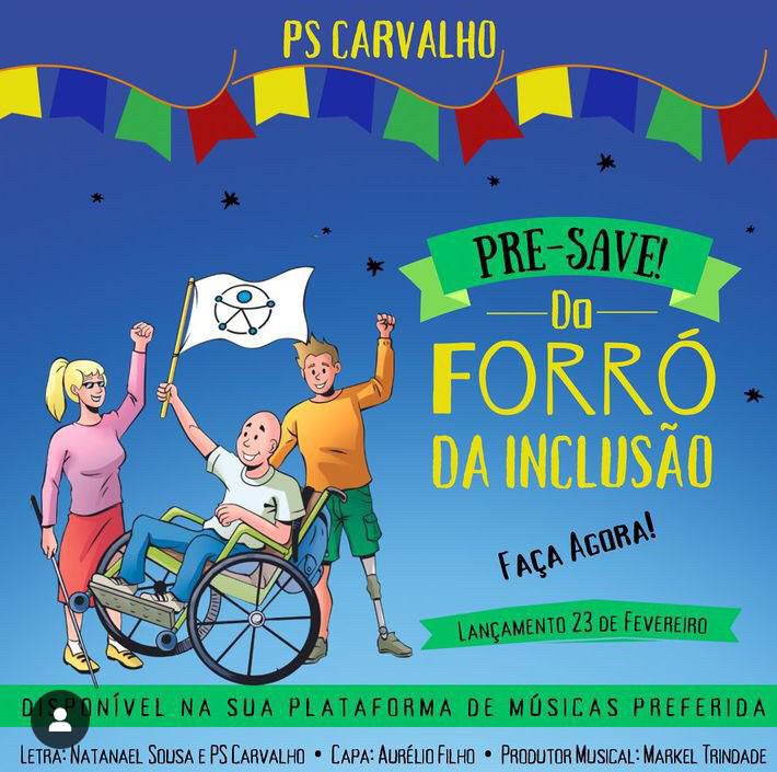 Projeto de Inclusão e Acessibilidade, com participação de artistas patoenses, será lançado em João Pessoa e música tema do trabalho será divulgada nesta sexta (23)