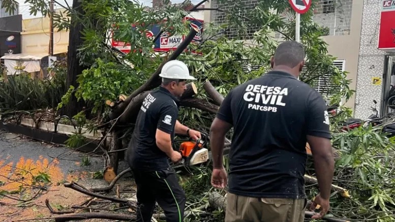 Coordenador da Defesa Civil de Patos aborda impactos das chuvas recentes, fala sobre quedas de árvores e dá dicas de segurança; ouça