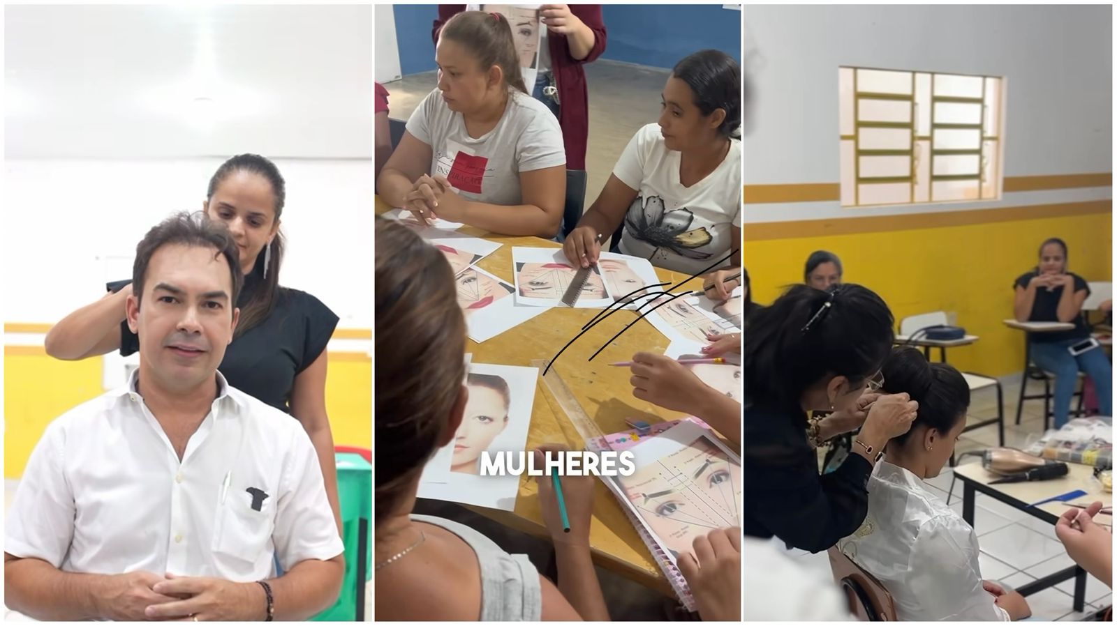 Prefeitura de São José do Sabugi promove curso de penteado profissional e design de sobrancelhas para mulheres do município