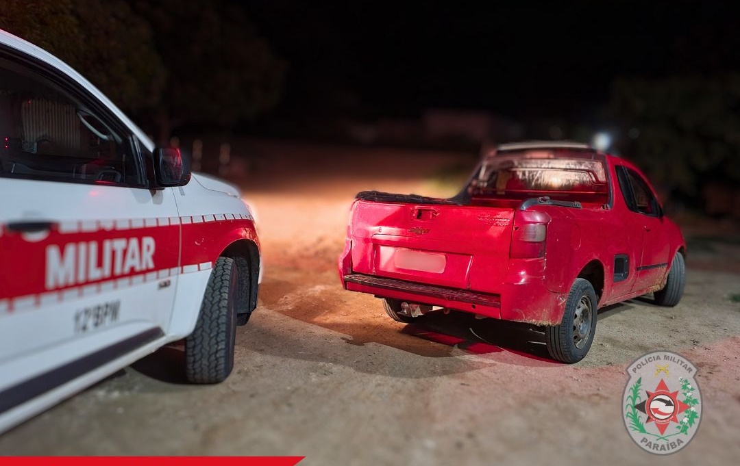 Polícia Militar recupera, em Brejo do Cruz, veículo com queixa de roubo no Estado de São Paulo
