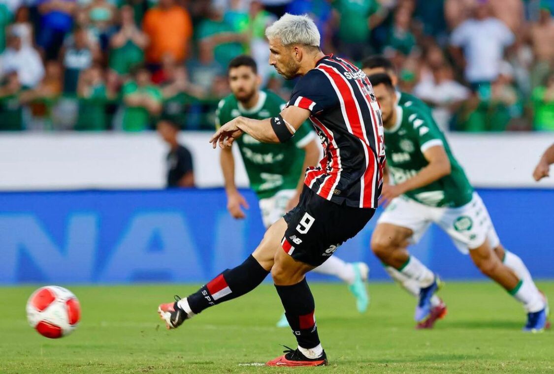 São Paulo perde caminhão de gols, empata contra o Guarani e chega a 4 jogos sem vitória no Paulista