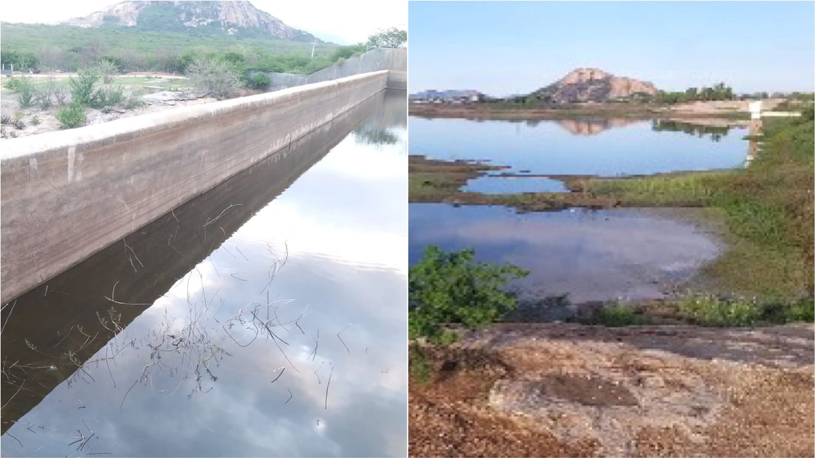 Barragem da Farinha e Açude do Jatobá recebem recargas durante o final de semana; confira os volumes atualizados