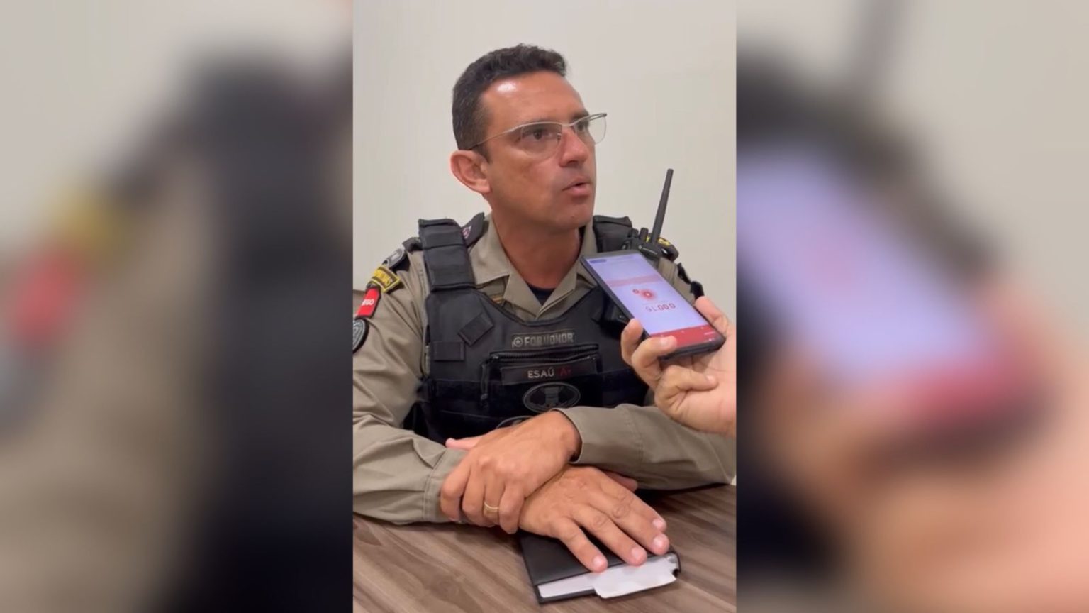 Comandante do 3º BPM fala sobre prisão de assaltantes em Patos-PB