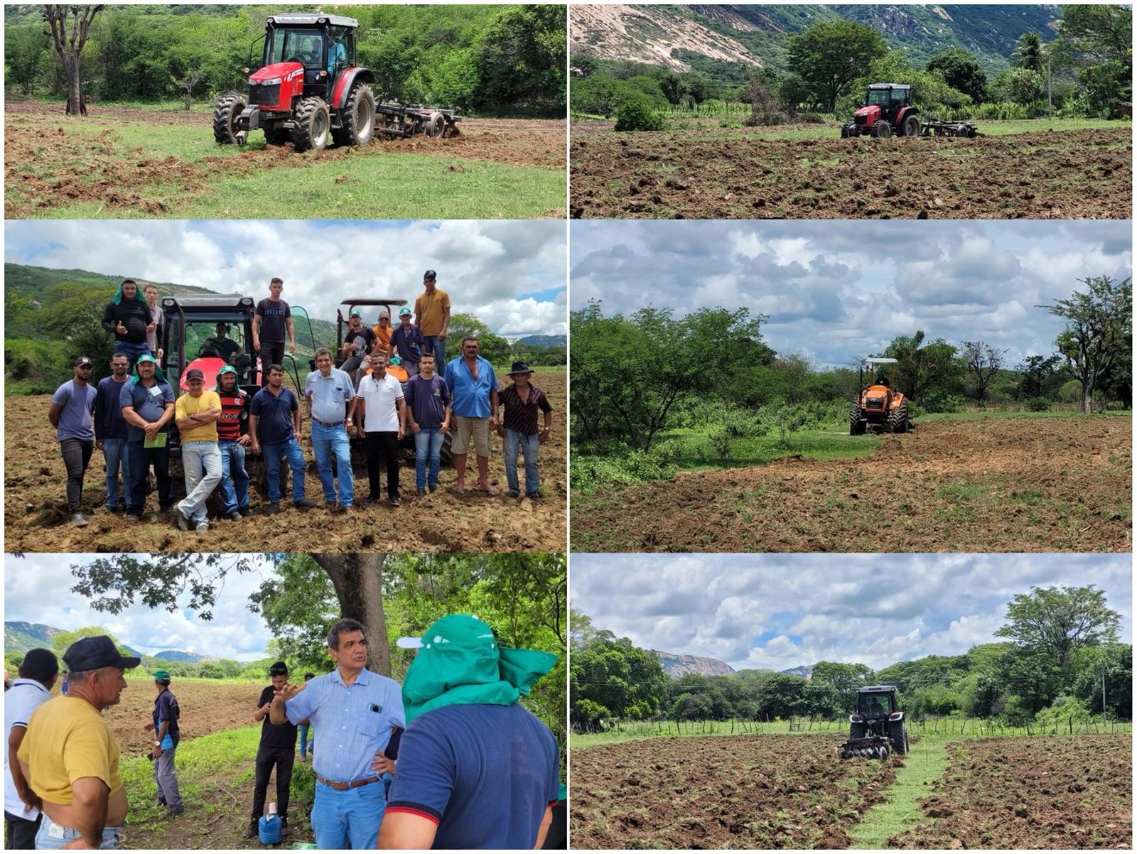 Aula prática do Curso de Operador de Trator Agrícola capacita novos profissionais em Catingueira-PB