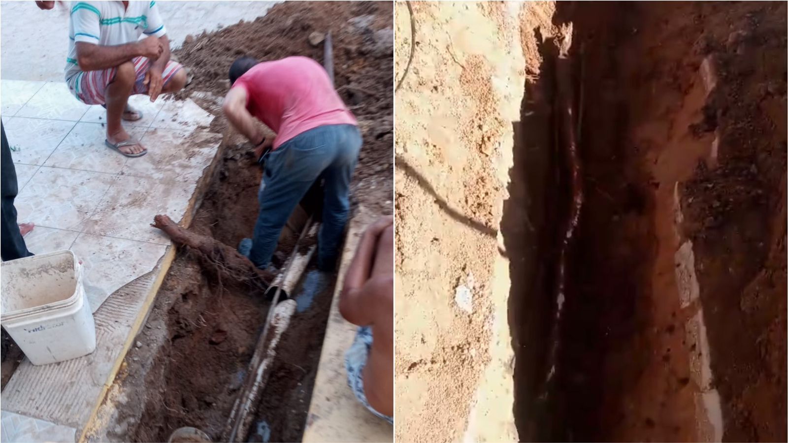 Moradora do bairro Monte Castelo, em Patos, enfrenta transtornos com entupimento de galeria e cobra providências da Cagepa; empresa diz que problema foi solucionado