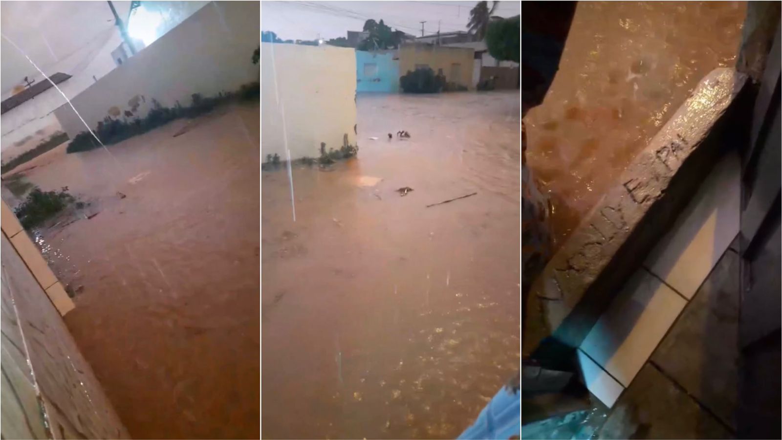 Moradores da Rua Antônio Martins relatam transtornos com alagamento após obra irregular obstruir passagem de água