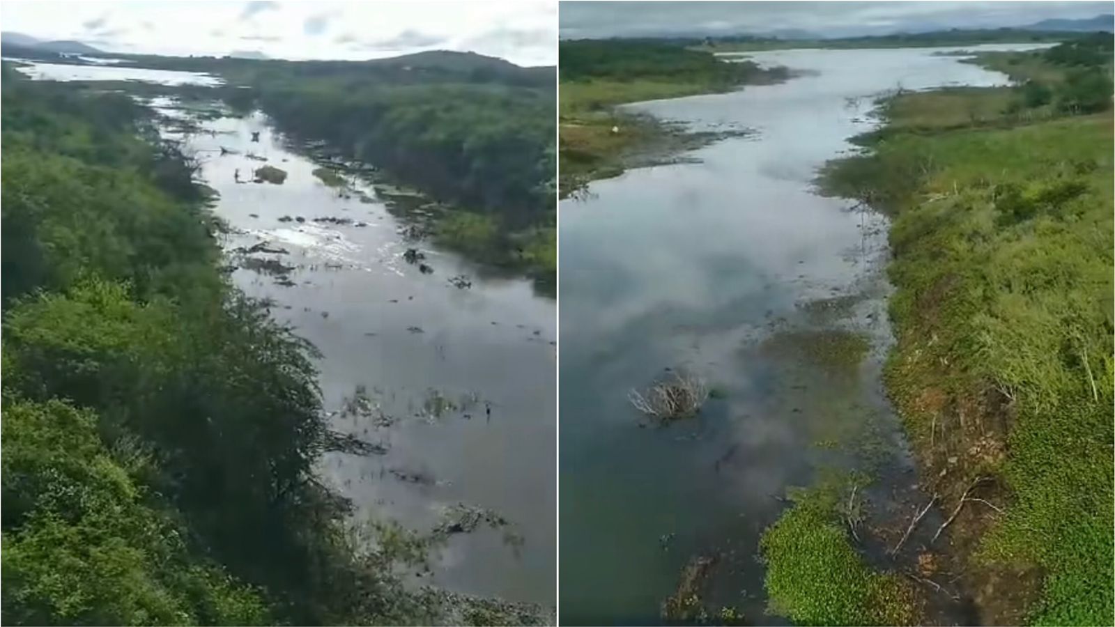 Águas da Barragem Mãe D’água e Açude Estevam Marinho se unem e formam o Complexo Coremas-Mãe D’água; veja vídeo