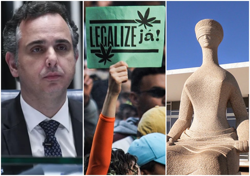 Queda de braço: Pacheco diz a aliados que vai pautar PEC sobre drogas se STF avançar no assunto