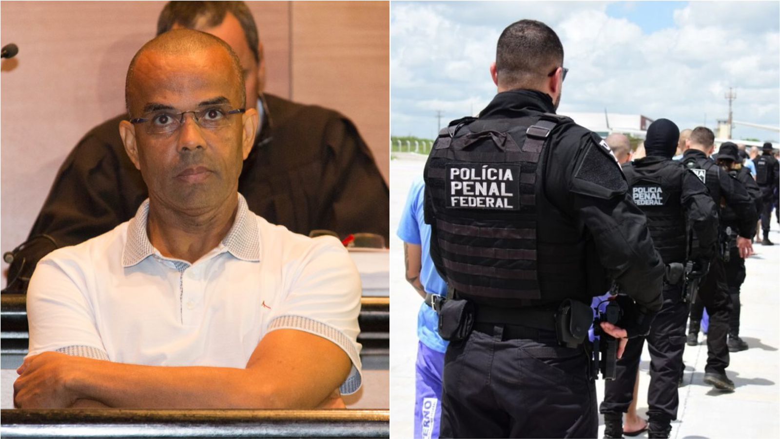 Fernandinho Beira-Mar e mais 22 presos são transferidos de presídio em Mossoró após fuga de detentos