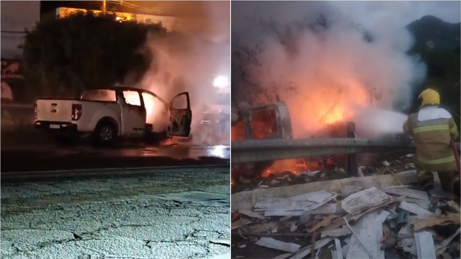 Inspetor da PRF fala sobre incêndio em veículo na BR-230 e acidente com caminhão na BR-110, na região de Patos; ouça