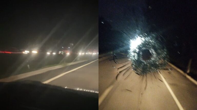 Terror na Paraíba: Bandidos fazem arrastão e efetuam disparos de arma de fogo contra motoristas que trafegavam em BR