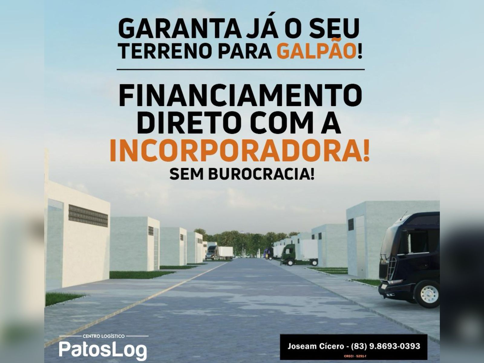 Construa seu próprio Galpão: O Futuro do seu negócio começa aqui; Saiba mais